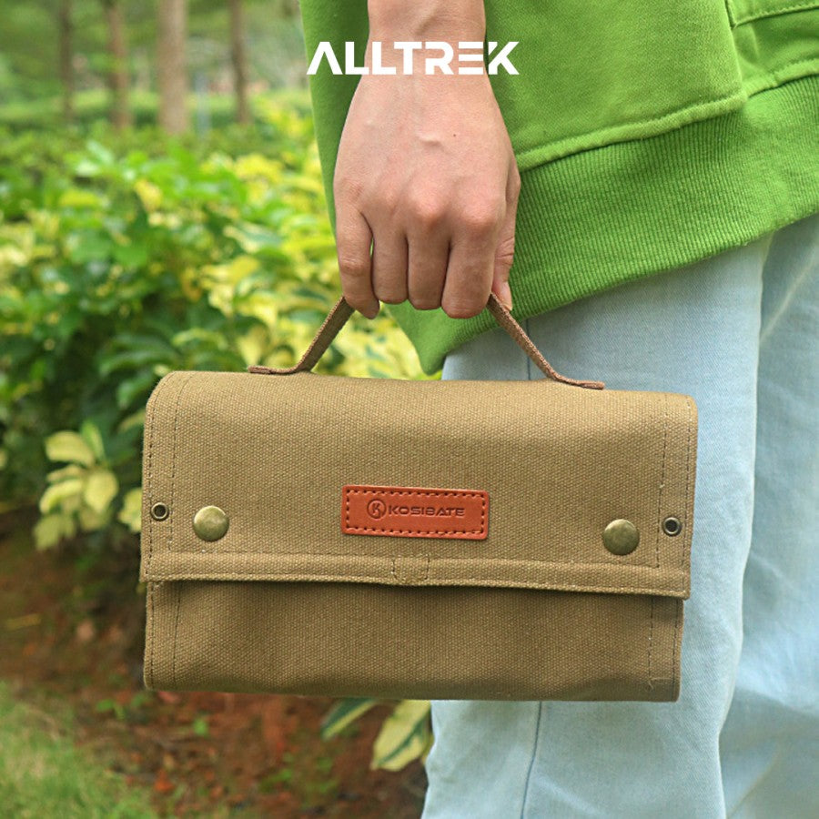 กล่องใส่เครื่องเทศ ALLTREK 11 In 1 กล่องใส่เครื่องเทศสำหรับเดินทางกลางแจ้ง