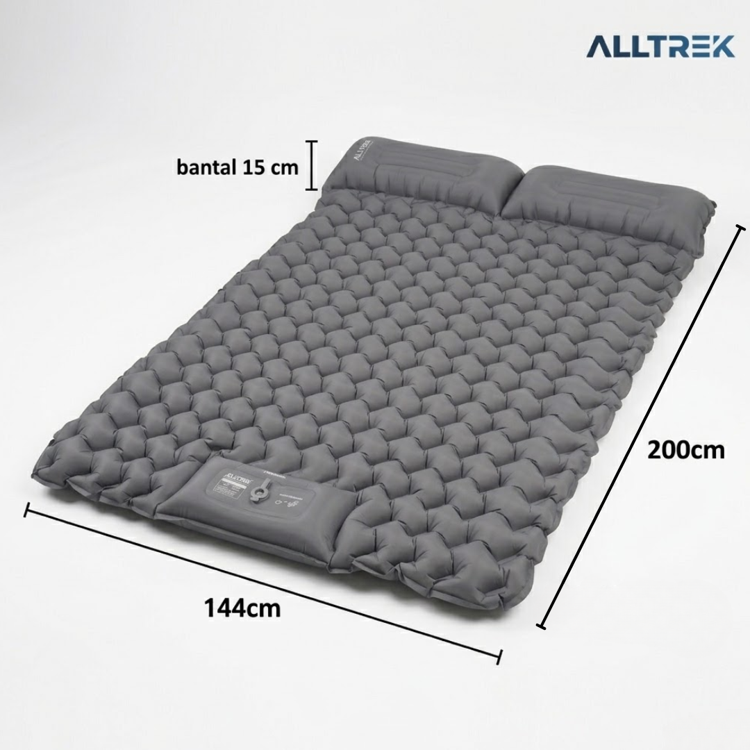 ALLTREK Matras Angin Lipat NESTO Inflatable Sleeping Pad 2 Person