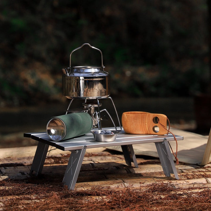 ALLTREK มัลติฟังก์ชั่ VENTI โต๊ะพับขนาดเล็ก Camping โต๊ะพับ