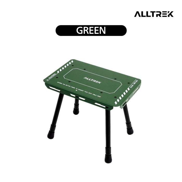 ALLTREK Folding Table Camping Dual Purpose Camping Chair Outdoor