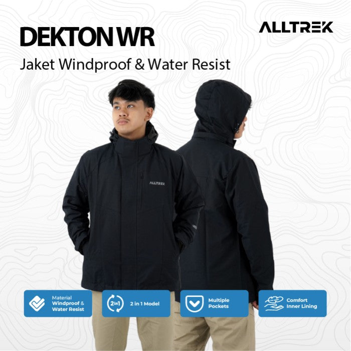 ALLTREK Jacket Outdoor DEKTON Softshell Jaket  Water Repellent Windproof Anti Air