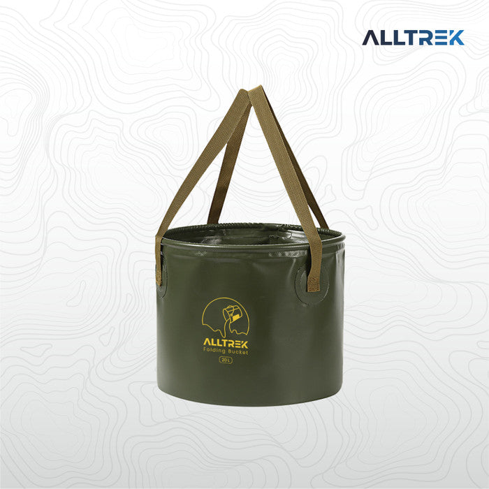 ALLTREK ถังพับได้ AQUAFOLD ถังใส่น้ำอเนกประสงค์แบบพับได้ - สีเขียว