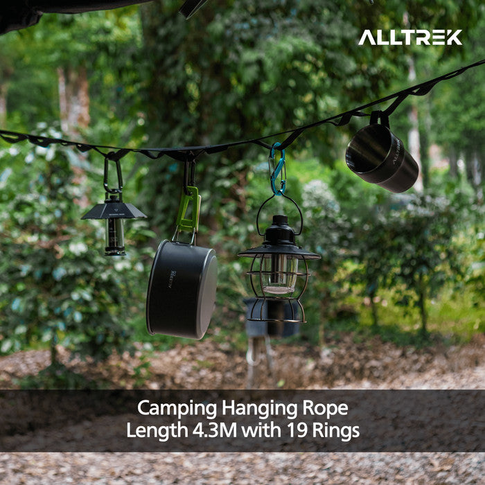 ALLTREK เชือกแขวนเชือกแขวนฟลายชีตมัลติฟังก์ชั่นกลางแจ้ง