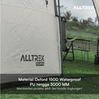เต็นท์แคมปิ้ง ALLTREK ECLIPTA Tunnel เต็นท์กันน้ำ 2 ชั้น 4P - PREORDER 90 days