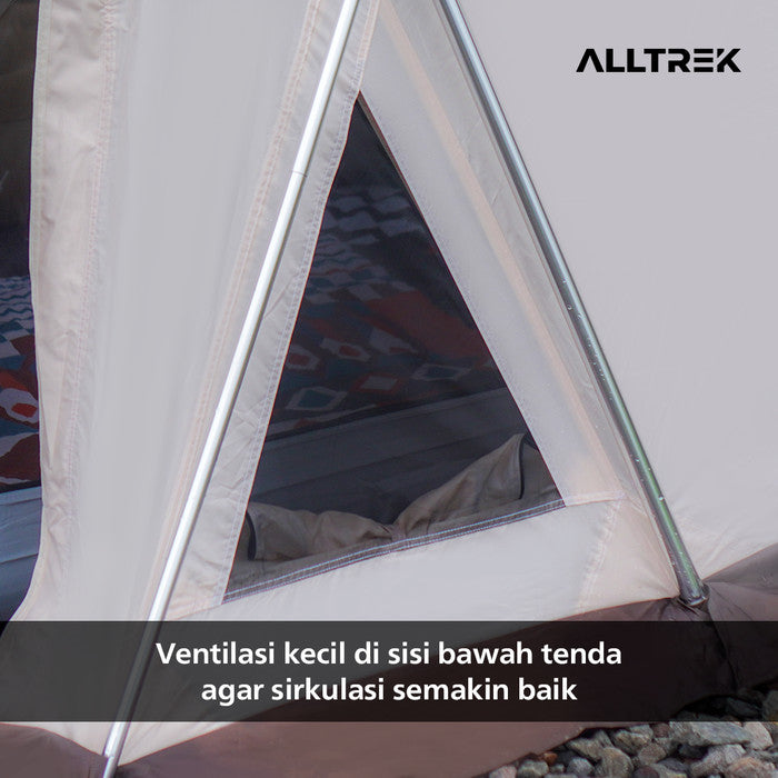 ALLTREK Tenda Camping Automatic ALPINORA Tunnel 5P Triple Layer Waterproof Tent