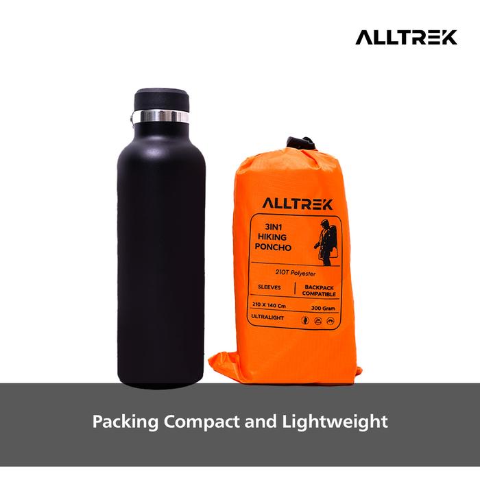 ALLTREK Jas Hujan Ponco Lengan Ultralight 3 in 1