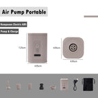 ALLTREK Paket Matras Kasur Angin Camping AUTION Comfort Foam + Air Pump Portable Outdoor
