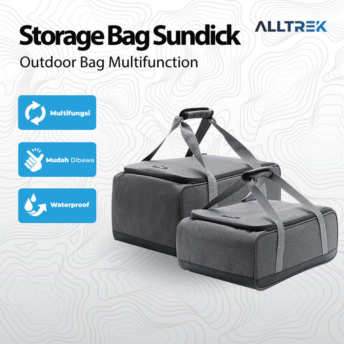 กระเป๋าเก็บของ ALLTREK SUNDICK อเนกประสงค์สำหรับกิจกรรมกลางแจ้ง - ขนาดใหญ่