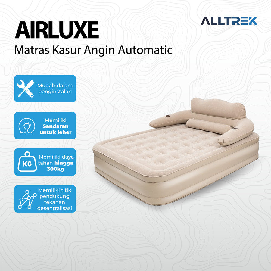 ที่นอนลม ALLTREK AIRLUXE ที่นอนลมอัตโนมัติเพิ่มความสูง