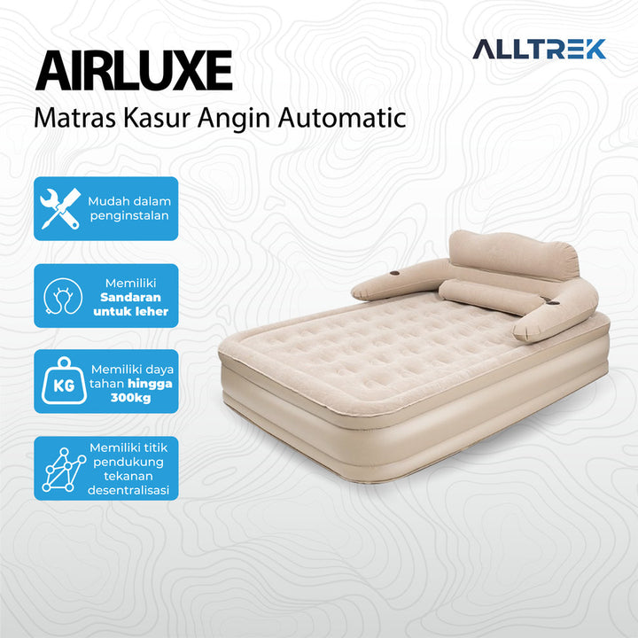 ที่นอนลม ALLTREK AIRLUXE ที่นอนลมอัตโนมัติเพิ่มความสูง