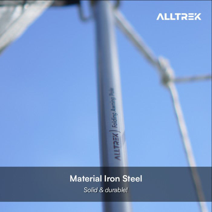เต็นท์เสากันสาด ALLTREK เสาฟลายชีตกลางแจ้งแบบพับได้ 2 ม