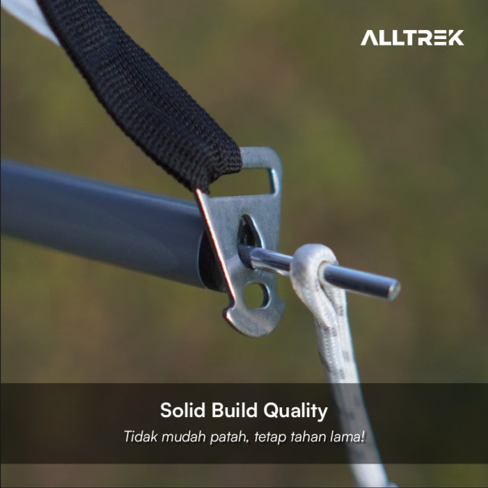 เต็นท์เสากันสาด ALLTREK เสาฟลายชีตกลางแจ้งแบบพับได้ 2 ม