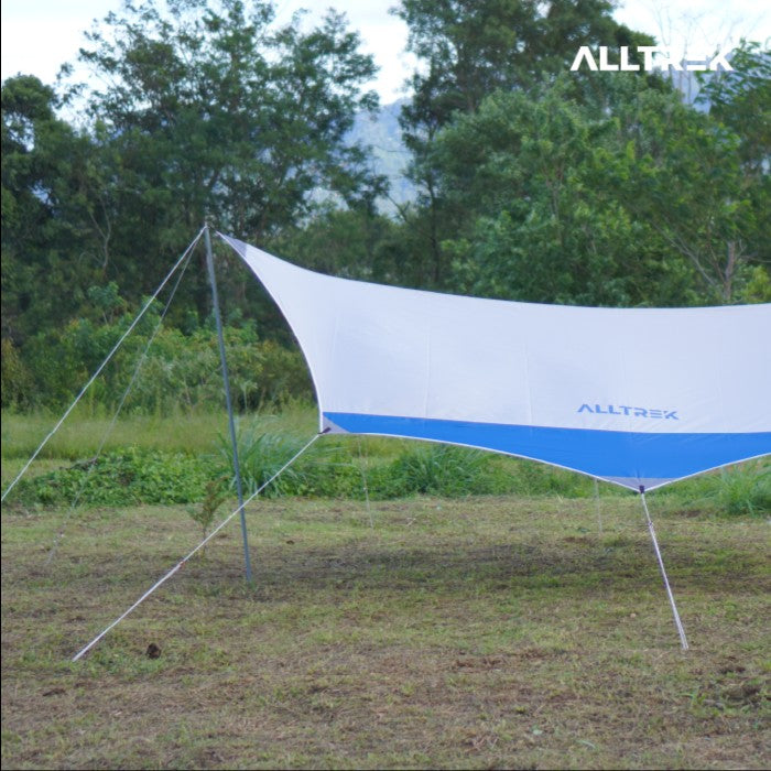 เต็นท์เสากันสาด ALLTREK เสาฟลายชีตกลางแจ้งแบบพับได้ 2 ม