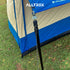 ALLTREK เสากันสาดเต็นท์เสาฟลายชีตกลางแจ้งแบบยืดไสลด์ 2.3 ม