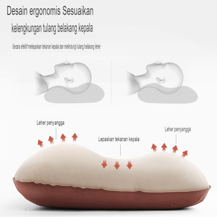 ALLTREK Bantal Tidur Angin AUTION Self Inflate Pillow Foam Portable