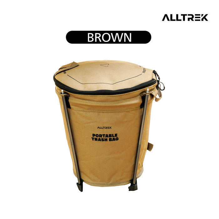 ALLTREK Tempat Sampah Lipat 20L Storage Bucket Portable Multi-function