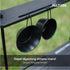 ALLTREK ชุดชามแขวน 3 ชิ้นสแตนเลสสีดำชามตั้งแคมป์
