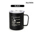 ALLTREK Stainless Cup TACTICAL Water Cup Stainless Steel Travel Cup Insulation Coffee Cup - Black