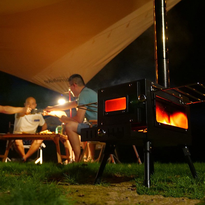 ALLTREK Camping เครื่องทำความร้อนแบบพกพาพับ Burner กลางแจ้ง