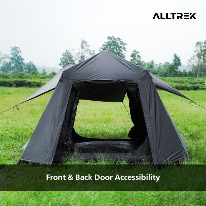 ALLTREK Tenda Camping EVORIA BLACK Automatic Tent Double Layer 3-4 Person