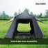 ALLTREK Tenda Camping EVORIA BLACK Automatic Tent Double Layer 3-4 Person