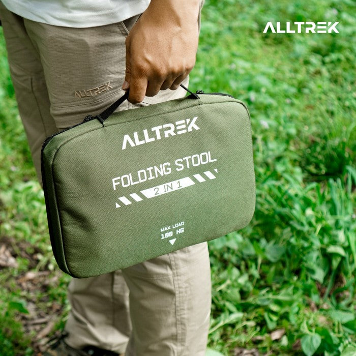ALLTREK Folding Table Camping Dual Purpose Camping Chair Outdoor