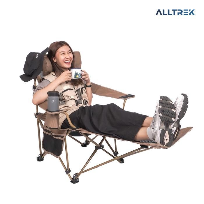 ALLTREK Kursi Lipat Footrest SIESTA Portable Outdoor Adjustable Reclining & Detachable