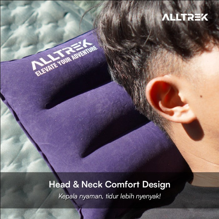 ALLTREK COMFY หมอนเป่าลมแบบพกพาสำหรับตั้งแคมป์