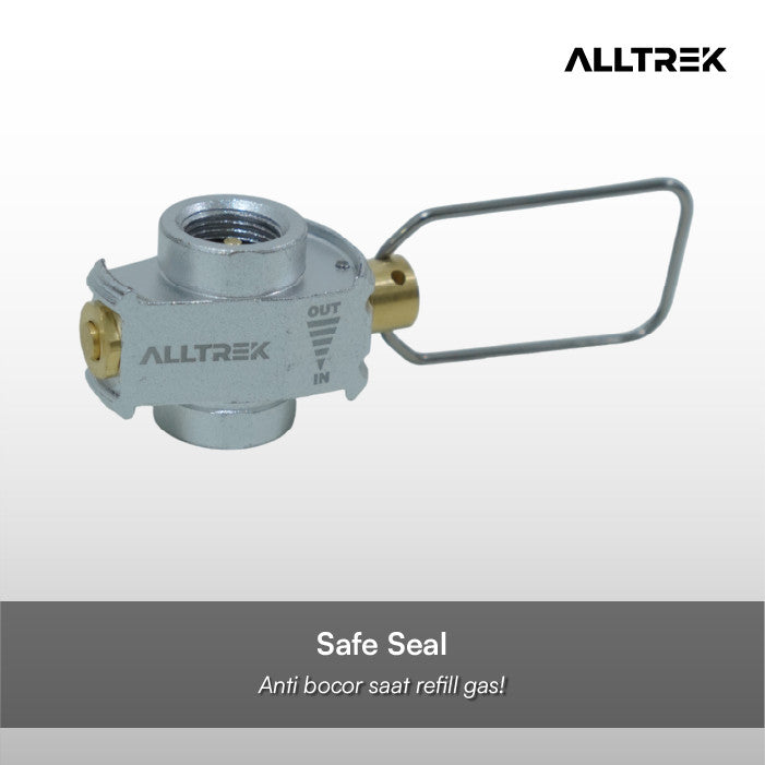 ALLTREK Adapter Refill Gas Canister Connector Gas Portable