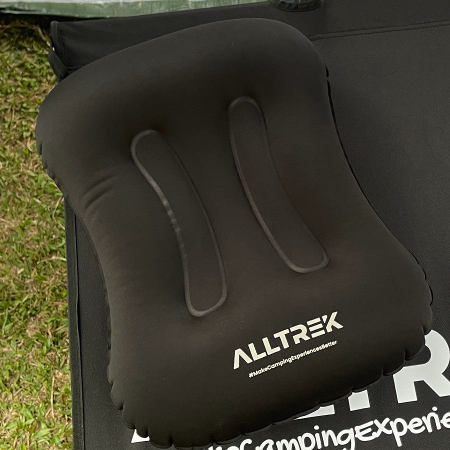 ALLTREK แคมป์ปิ้ง หมอนพับ CUSHY Travel หมอนเป่าลมแบบพกพา