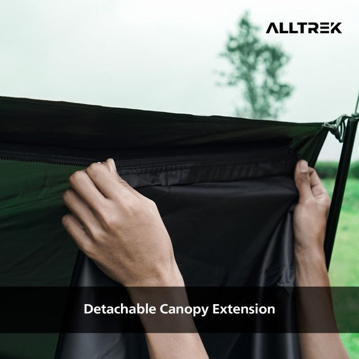 ALLTREK Tenda Camping EVORIA BLACK Automatic Tent Double Layer 3-4 Person