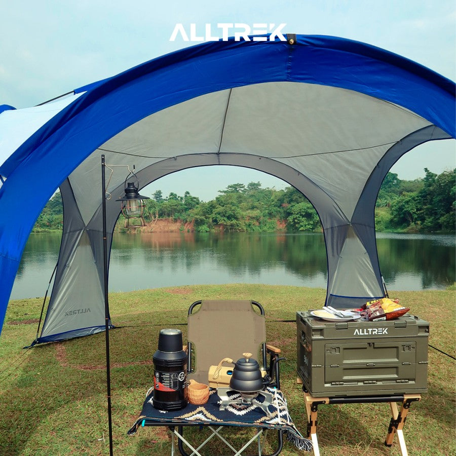 ALLTREK เต็นท์กระโจม Pop Up เต็นท์พักพิงทรงแปดเหลี่ยมกลางแจ้ง