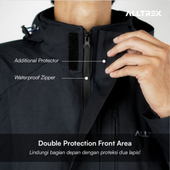 เสื้อแจ็คเก็ต ALLTREK กลางแจ้ง DEKTON Softshell Jacket กันน้ำ กันลม กันน้ำ - L