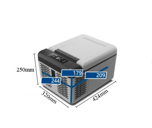 ALLTREK Multi-Function Car Mini Freezer ตู้เย็นแบบพกพา 12v/24v - 25L