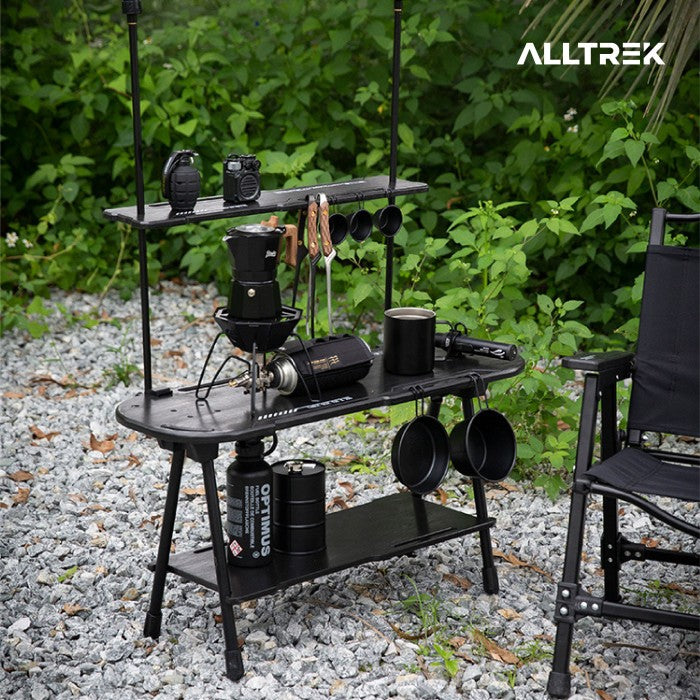 ALLTREK TACTICAL IGT โต๊ะตั้งแคมป์กลางแจ้งแบบพกพา - โต๊ะพระจันทร์