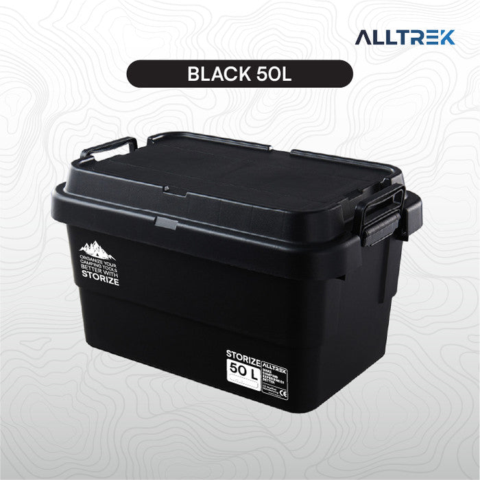 ALLTREK กล่องเก็บของอเนกประสงค์ STORIZE กล่องเก็บของกลางแจ้ง - สีครีม 22L