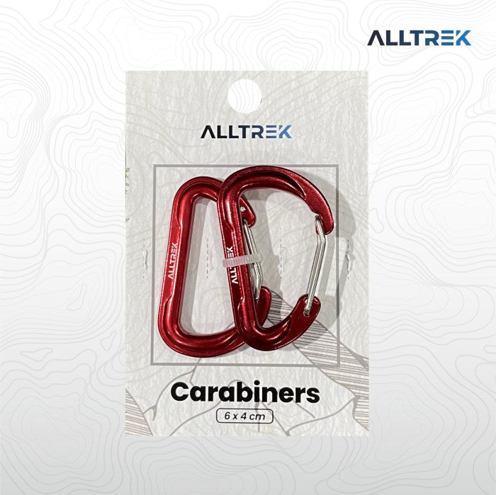 ALLTREK อุปกรณ์เสริมคาราบิเนอร์ Outdoor C64 Multifunctional D Shape Basic - Cian