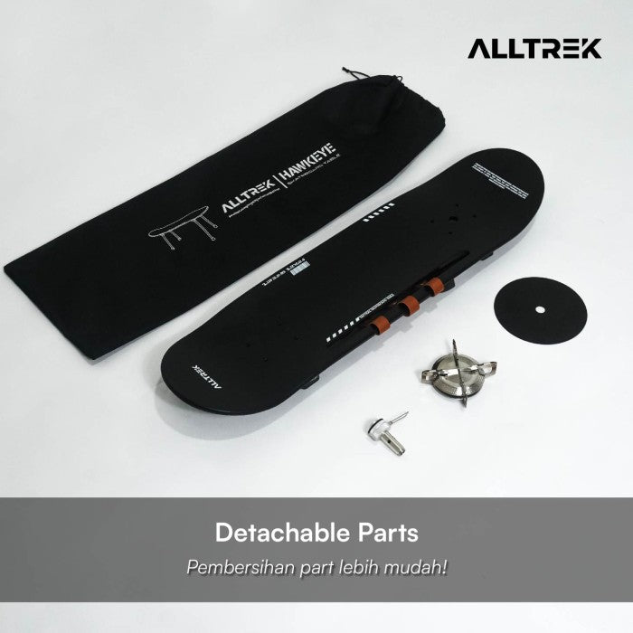ALLTREK Camping โต๊ะสเก็ตบอร์ด HAWKEYE โต๊ะพับแบบพกพากลางแจ้ง
