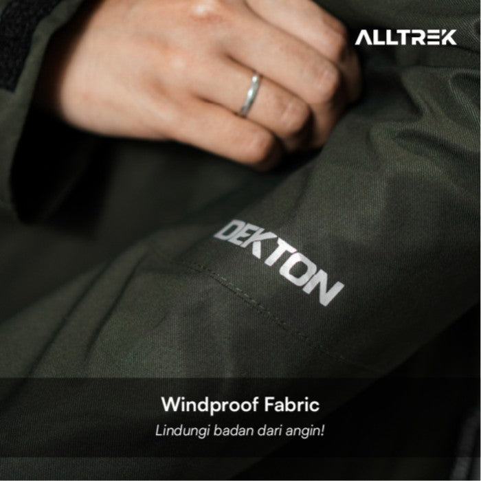 เสื้อแจ็คเก็ต ALLTREK กลางแจ้ง DEKTON Softshell กันลม - L