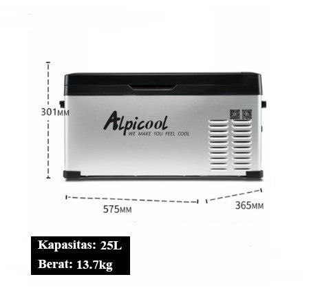 ALLTREK Multi-Function Car Mini Freezer ตู้เย็นแบบพกพา 12v/24v - 25L
