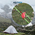 ALLTREK สายรัดเต็นท์หัวเข็มขัดสามเหลี่ยมเชือกลมหนู Flysheet