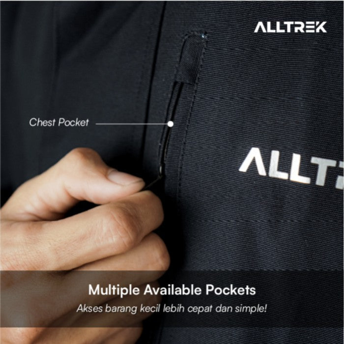 เสื้อแจ็คเก็ต ALLTREK กลางแจ้ง DEKTON Softshell Jacket กันน้ำ กันลม กันน้ำ - L