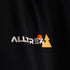ALLTREK T-Shirt Outdoor Wavy Blue Combed 30s Kaos Regular Fit - สีดำ, M