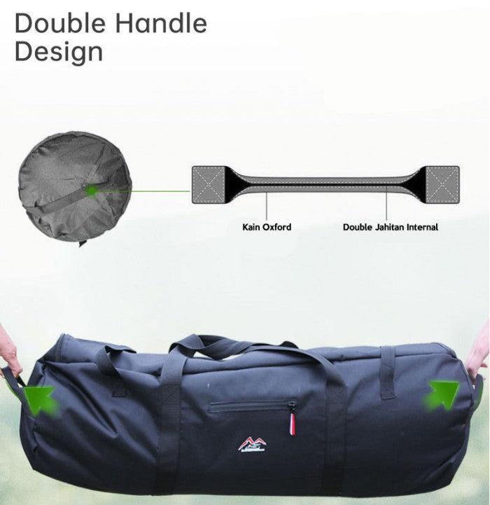 ALLTREK กระเป๋าอเนกประสงค์พับได้แบบพกพาเต็นท์กันน้ำกลางแจ้ง - S