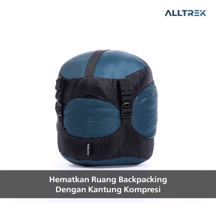 ALLTREK Compression Sack Nylon 20D Waterproof Ultralight Kantung Sleeping Bag Multifungsi