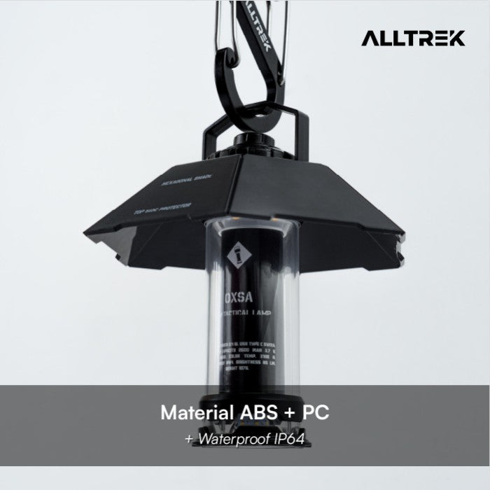 ALLTREK OXSA ไฟฉายฉุกเฉินแบบพกพา LED สำหรับตั้งแคมป์ - สีครีม