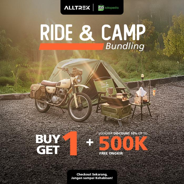 ALLTREK Tenda RAPTOR 1-2P Double Layer Kangaroo Tent Paket Bundling Camping