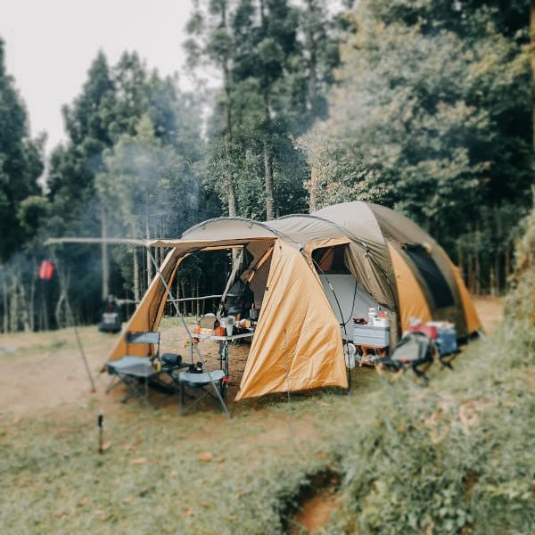 ALLTREK Tenda Camping ELVO Outdoor 1 Bedroom 1 Guest Room 5-8 Orang