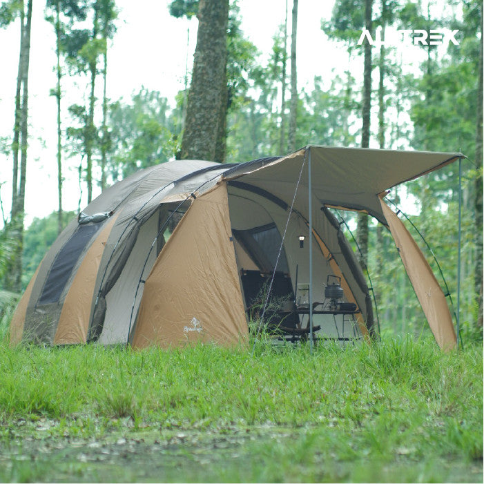 ALLTREK Tenda Camping ELVO Outdoor 1 Bedroom 1 Guest Room 5-8 Orang