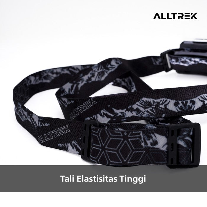 ALLTREK HL430 Lampu Senter Kepala Super Terang Headlamp 430 Lumens Hybrid